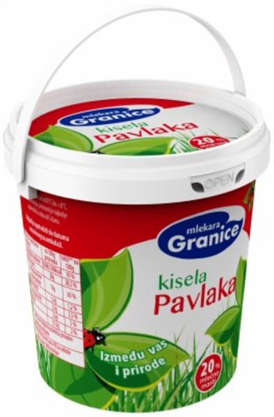 Mlekara Granice Kisela pavlaka 20% m.m. 700g