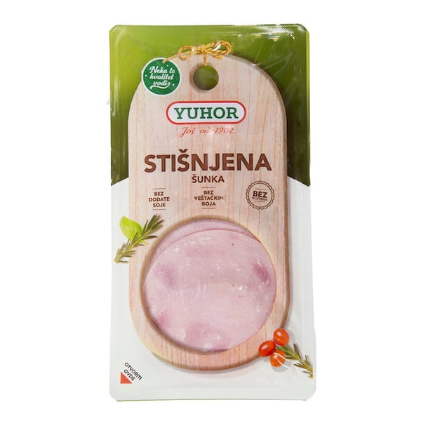 Yuhor Stišnjena šunka slajs 100g