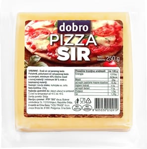Dobro pizza sir minimum 35%m.m. 250g