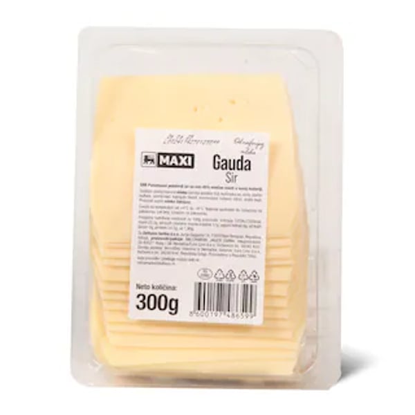Maxi Sir Gauda 45% Maxi slajs 300g