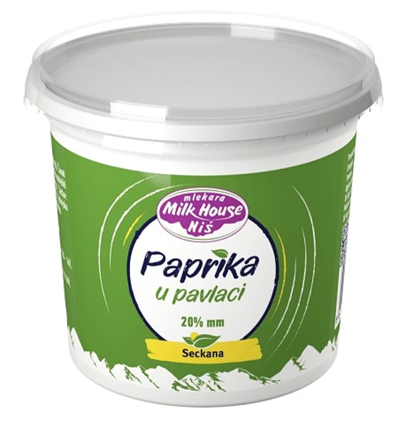 Milk House paprika u pavlaci seckana 400g