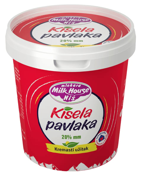 Milk House kisela pavlaka 700g 20%mm