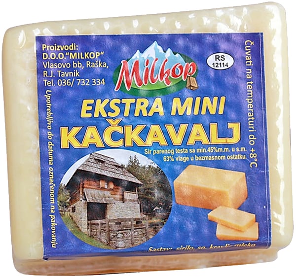 Milkop extra kackavalj mini 45%mm