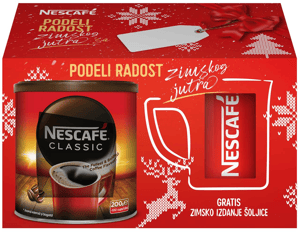 Nescafe Instant kafa classic 200g + šolja