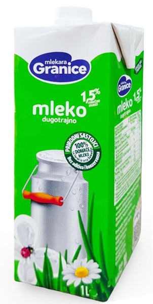 Mlekara Granice Mleko 1.5% m.m. 1L