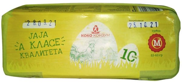 Koko Konzum Jaja A klasa M 10kom