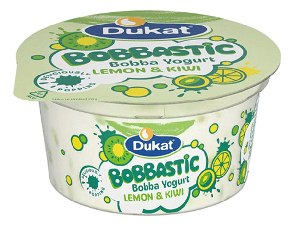 Dukat Jogurt Bobbastic kivi i limun 150g