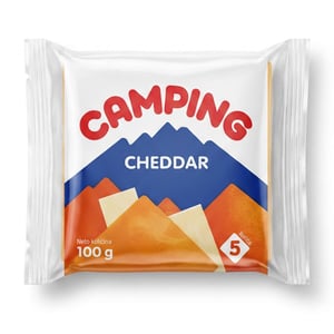 Camping topljeni sir listici cheddar 100g