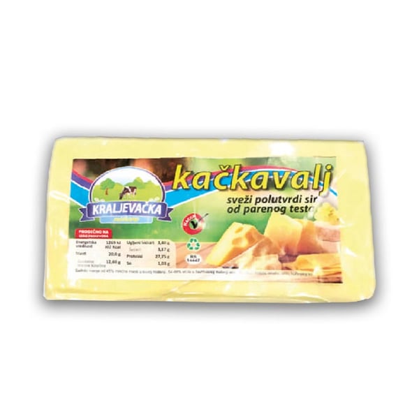 Kraljevačka Mlekara Kačkavalj 1kg