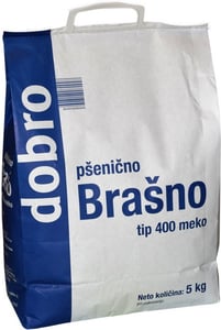 Dobro pšenično brašno T-400 5 kg