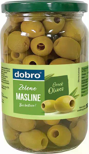 Dobro zelene masline bez kostice 700g