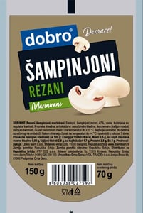 Dobro šampinjoni rezani marinirani 150g