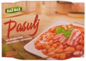 Baš pasulj sa dimljenom slaninom 400g