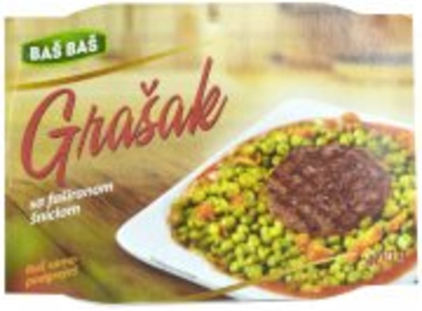 Baš grašak sa faširanom šniclom 400g