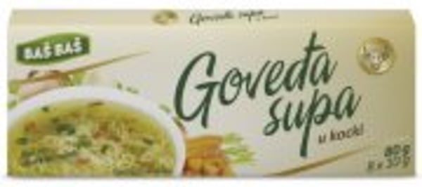 Baš supa u kocki goveđa 8x10g