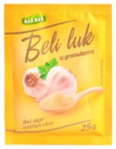 Baš začin beli luk u granulama 25g