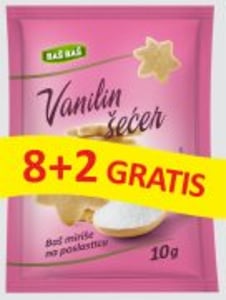 Baš vanilin šećer 10g 8+2 gratis
