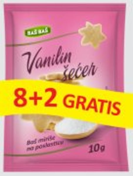 Baš vanilin šećer 10g 8+2 gratis