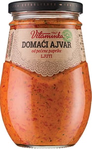 Vitaminka Ajvar domaći ljuti 535g
