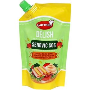 Gurman sendvič sos delish dojpak 300ml gurman
