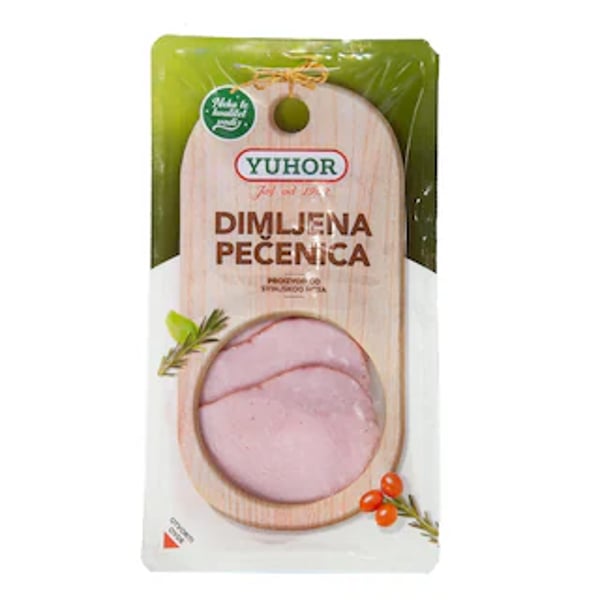 Yuhor Dimljena pečenica slajs 100g