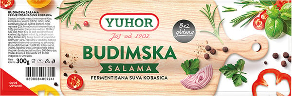 Yuhor Budimska salama vp 300 g