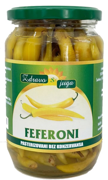 Zdravo S Juga Feferoni 610g