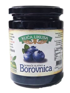 Kuća Ukusa slatko divlja borovnica 270g