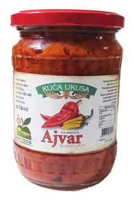 Kuća Ukusa ajvar ljuti mleveni 550g
