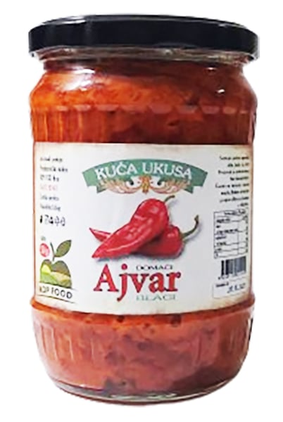 Kuća Ukusa ajvar blagi mleveni 550g