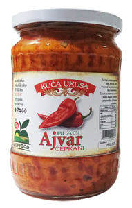 Kuća Ukusa ajvar blagi cepkani 550g