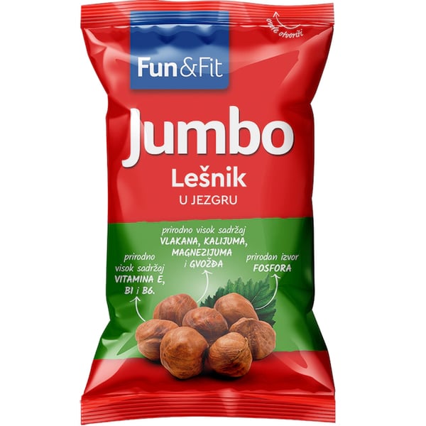 Jumbo Grickalice Lešnik 75g