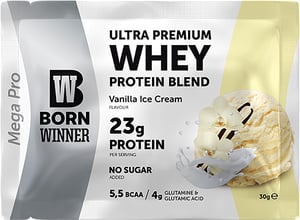 Born Winner whey protein vanilla ice cream 30 g
