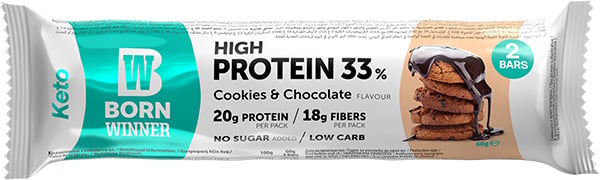 Born Winner keto protein bar 2X30 G