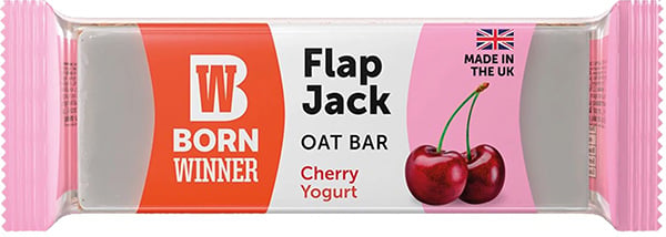 Born Winner bar flap jack cherry yogurt 100 g