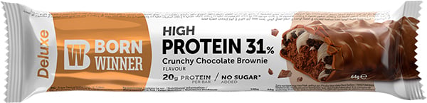 Born Winner Deluxe protein bar crunchy chocolate brownie 64 g