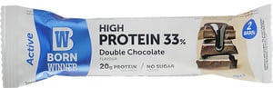 Born Winner Active protein bar double chocolate 2x30 g