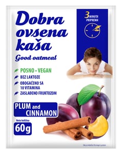 Dobra Ovsena kaša šljiva 60g