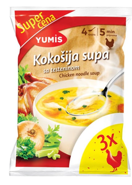Yumis Kokošija supa 3x40g