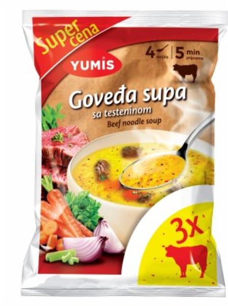 Yumis Goveđa supa 3x40g