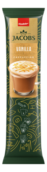 Jacobs Instant kafa cappuccino vanilla 12g