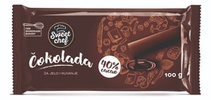 Sweet Chef Čokolada za kuvanje 100g