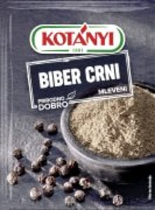 Kotanyi Biber crni mleveni 20g