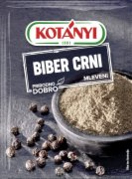 Kotanyi Biber crni mleveni 20g