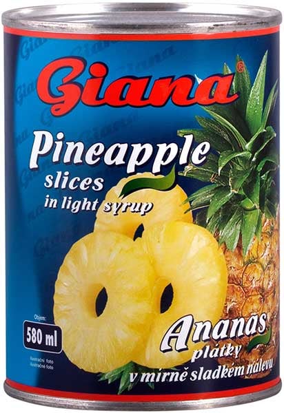 Giana ananas kolut 580 ml