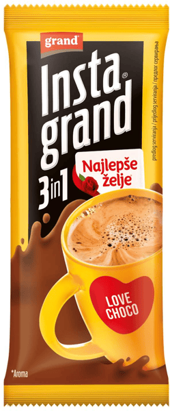 Grand Instant kafa 3u1 najlepše želje 18g