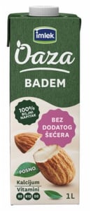 Imlek Oaza napitak od badema bez šećera 1L TP