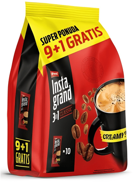 Grand Instant kafa 3u1 classic 200g 9+1 gratis