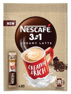 Nescafe Instant kafa 3u1 creamy latte bag 10x15g