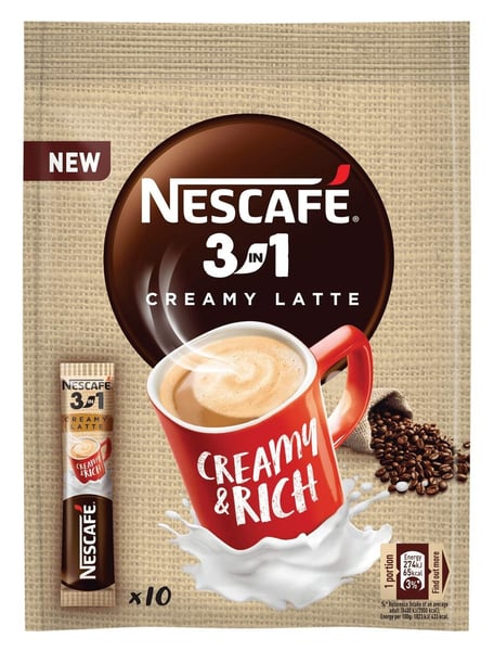 Nescafe Instant kafa 3u1 creamy latte bag 10x15g
